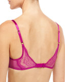 Présage Underwire Demi Bra, Tyrian Pink 