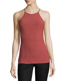 Camel Trek Sleeveless Cut-In Top