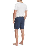 Pin-Dot Swim Trunks, Midnight