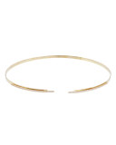 Flawless 14K Gold Stacked Choker Necklace with Diamonds