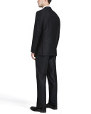 One-Button Peaked-Lapel Tuxedo