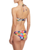 Fractals Reversible Printed Swim Top