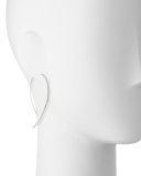 Fatale Hooked on Hoops Diamond Earrings in White Gold