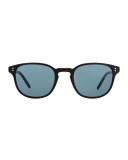 Fairmont Men's Acetate Sunglasses, Black 