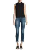 10 Inch Dre Cropped Jeans, Bainbridge