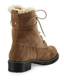 Forest Shearling Hiker Boot, Praline