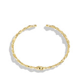 Venetian Quatrefoil Single-Row Bracelet with Diamonds in Gold