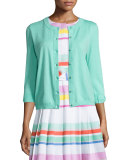 somerset button-front cardigan