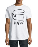 Eyim Embroidered Logo T-Shirt, White