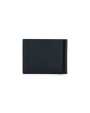 Men's Leather Wallet with Money Clip, Black
