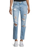 The Fling Distressed Ankle Jeans, Bewitched Destroy