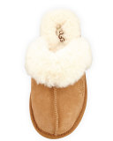 Kids' Cozy Suede Slipper, Chestnut, 10T-6Y