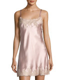 Lolita Lace-Trimmed Silk Chemise