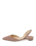 Rhea Suede Slingback Flat