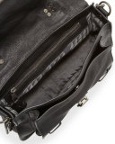 PS1 Tiny Crossbody Satchel Bag, Black
