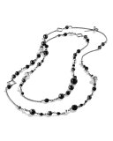 Darkened Sterling Silver Necklace, 48"