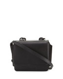 Baxter Mini Leather Crossbody Bag, Black