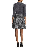 Rubie Mixed-Print Wrap Dress