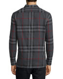 Ecclestone Check Flannel Shirt, Charcoal