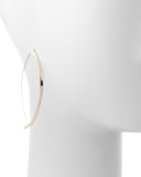 Large 14K Twist Arch Hoop Earrings