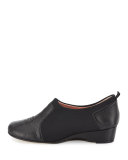 Kuss Demi-Wedge Comfort Pump, Black