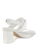 Gigi Leather Two-Band Sandal