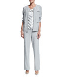 Stretch-Cotton Interlock Pants 