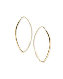 14K Small Expose Magic Hoop Earrings with Diamonds