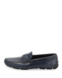 Smooth Leather Penny Loafer, Blue