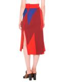 Broken Triangle Jacquard Skirt
