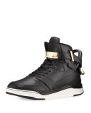 B Court Leather High-Top Sneaker