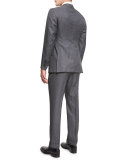 O'Connor Base Irregular Canvas Two-Piece Suit, Gray