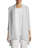 Crinkled Gauze Jacket, Cloud