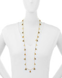 Long Triangle Rosary Necklace