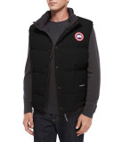 Freestyle Down Puffer Vest, Black