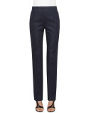 Francoise Straight-Leg Jeans, Denim