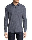 Zack Radnor Plaid Shirt, Navy