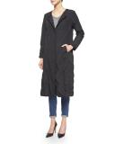 Bonded Snap-Front Long Coat 