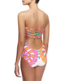 Tamarindo Bandeau One-Piece Swimsuit