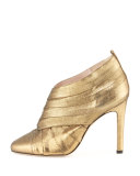 Echo Pleated 100mm Bootie, Karat