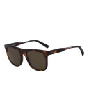 Men's Universal-Fit Classic Logo Square Sunglasses