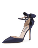 Trance Satin Bow Pump