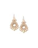 Crystal & Thread Statement Drop Earrings