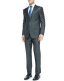 Trofeo Tic Stripe Suit, Gray 