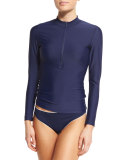 Riviera Underwire Contrast Swim Top