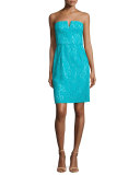 Quinn Strapless Lace Cocktail Dress 