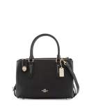 Brooklyn 28 Leather Carryall Bag, Light Gold/Black