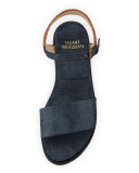 Yourway Denim Platform Sandal