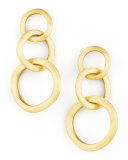 Jaipur Link Gold Large Drop Earrings
