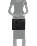 Sac de Jour Small Satchel Bag, Black/White